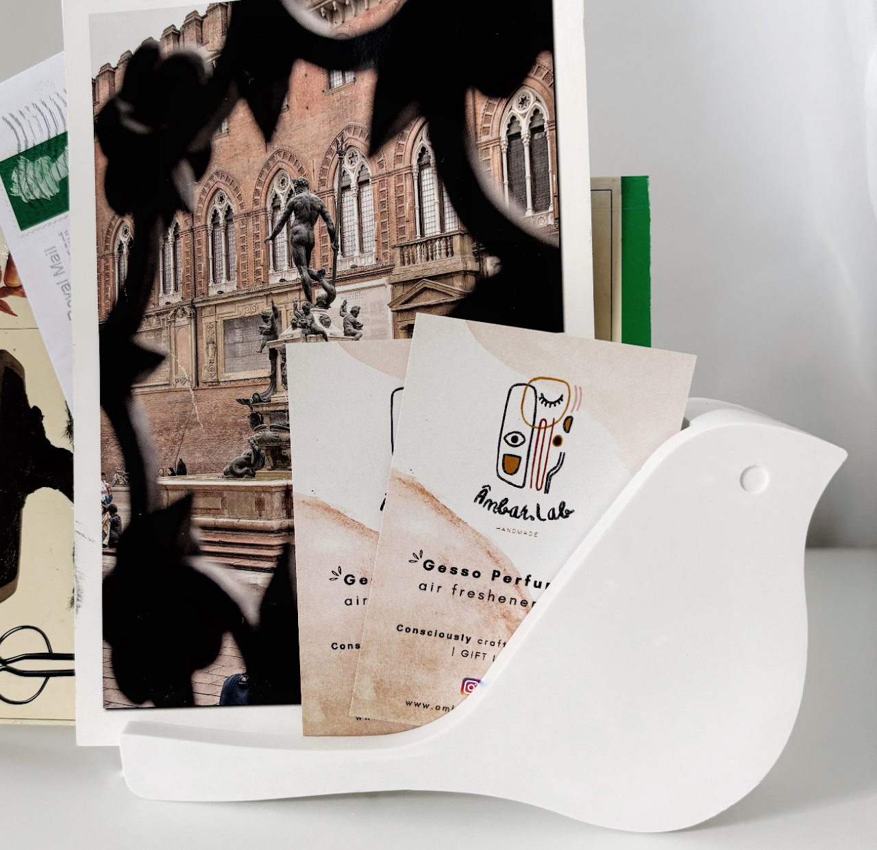 Pássaro porta mensagens (recados/cartas)